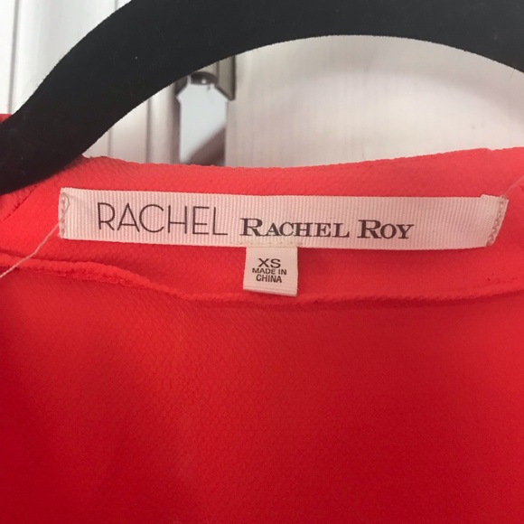 LIKE NEW RACHEL ROY faux wrap blouse - Picture 3 of 4